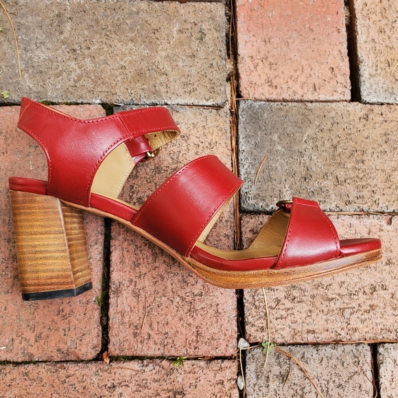 A.P.C. High Heel Leather Sandals Julia, size 38 - Picture 2 of 5